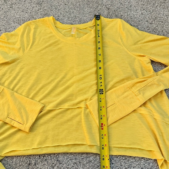 FP Movement by Free People Tempo Long Sleeve Top ~ Yellow - Picture 7 of 11